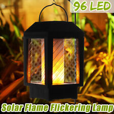 96 LED Solar Flame Flickering Lamp Outdoor Landscape Garden Decor Lantern Light for sale  Shipping to South Africa