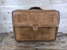 Vintage Hartmann Brown Leather Suitcase Briefcase Combo Travel Laptop 17" Large for sale  Shipping to South Africa