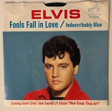 45 rpm elvis presley fool for sale  Mystic