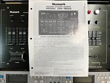 Ecualizador estéreo vintage Numark DM 1650 mezclador de DJ ""como nuevo y funcionando"" con manual segunda mano  Embacar hacia Argentina