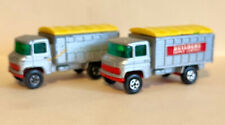 Two Matchbox Series No. 11 Silver Mercedes-Benz Scaffolding Trucks - Lesney 1971 for sale  Shipping to South Africa