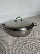 Lidded stainless steel for sale  UK