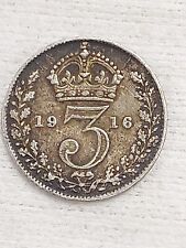 1916 threepence george for sale  GUISBOROUGH