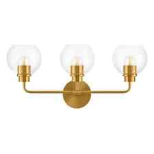 Used, Hampton Bay Vista Heights 3-Light Gold Aged Brass Bathroom Vanity Light for sale  Shipping to South Africa