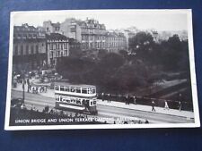 Postal de Union Bridge and Union Terrace Gardens, Aberdeen (1952 publicada) segunda mano  Embacar hacia Argentina