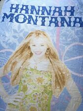 Vintage Disney HANNAH MONTANA Cotton BATH Sheet BEACH TOWEL Miley Cyrus Retro TV for sale  Shipping to South Africa