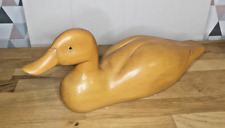 Carved wooden duck d'occasion  Expédié en Belgium