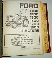 Used, Ford 1100 1200 1300 1500 1700 1900 Tractor Parts Catalog in NH Binder Original! for sale  Elizabeth