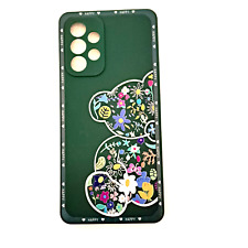 Capa telefone Samsung A53 verde com florais nunca usada comprar usado  Enviando para Brazil