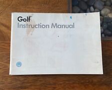 Golf owners manual for sale  LEICESTER