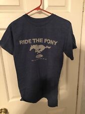 Camiseta para hombre Ford Mustang Ride The Pony Navy Heather segunda mano  Embacar hacia Argentina