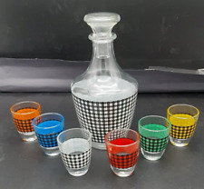 Mcm houndstooth decanter for sale  Canton