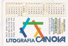Calendarietto litografia canov usato  Portocannone
