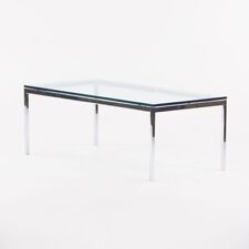 2010s Florence Knoll Coffee Table Model 2511 in Chrome and Glass 2x Available for sale  Shipping to South Africa