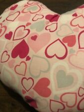 Pretty heart pillow for sale  PETERBOROUGH