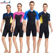 Terno de mergulho 1,5 mm curto traje de mergulho neoprene natação snorkeling, usado comprar usado  Enviando para Brazil