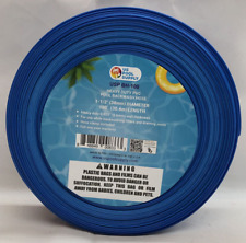 US POOL SUPPLY Heavy Duty PVC Pool Backwash Hose USP BH-100 1-1/2" x 100 FT Blue for sale  Shipping to South Africa