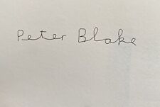 peter blake signed for sale  BRISTOL