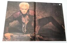 BILLY IDOL one glove Centerfold magazine POSTER  17x11 inches comprar usado  Enviando para Brazil