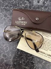 ray ban aviator leather sunglasses for sale  CHESTER