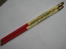 2 Pencils, Johnston Clay Works, Fort Dodge Iowa, Brick & Tile Production for sale  Shipping to South Africa