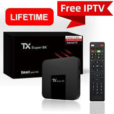 Tx Super 8k LIFETIME Internet Smart Android Tv Box Free TV NO SUBSCRIPTION for sale  Shipping to South Africa