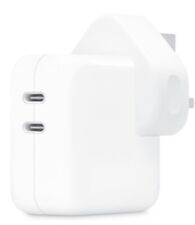 Used, OFFICIAL GENUINE APPLE 35W DUAL USB-C PORT POWER ADAPTER CHARGER A2676 for sale  Shipping to South Africa