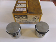 Two hepolite pistons for sale  NORWICH
