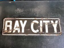 Used, VINTAGE ORIGINAL 50’s ERA BAY CITY INDUSTRIAL TRUCK CRANE METAL EMBLEM SIGN for sale  Shipping to South Africa