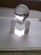 Crystal glass globe for sale  San Diego