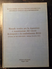 M113 manuale tecnico usato  Pesaro