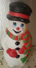 Vintage Snowman Blow Mold Grand Venture Christmas Blowmold Lawn Decoration 1997 , used for sale  Shipping to Canada