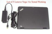 Lote de 5 Lenovo Yoga 11e 8GB 128GB SSD tela sensível ao toque laptop tablet Windows 10 comprar usado  Enviando para Brazil
