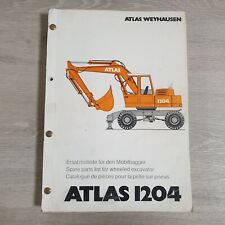 Riginal atlas ersatzteilliste gebraucht kaufen  Deutschland