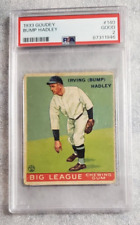 Goudey #140 Bump Hadley St. Louis Browns 1933 PSA 2 bueno segunda mano  Embacar hacia Argentina