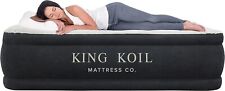 King Koil Plush Pillow Top Twin Air Mattress with Built-in High-Speed Pump for sale  Shipping to South Africa