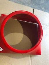 SCRATCHED/DENTED Single 12 fiberglass speaker box FACEPLATE MDF RED F112-59 for sale  Shipping to South Africa