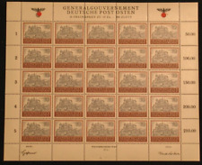 Generalgouvernement, II wojna światowa, mały łuk ex.  113-116 ** div. Numery tablic, CZYTAJ, używany na sprzedaż  Wysyłka do Poland