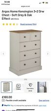 Chest drawers argos for sale  STAINES-UPON-THAMES