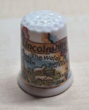 Lincolnshire map thimble for sale  PETERBOROUGH