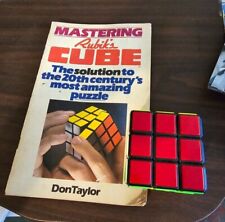 Cubo de Rubik 1980 edición de lujo original con libro ""Mastering Cubo de Rubik segunda mano  Embacar hacia Argentina