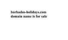 Barbados holidays.com premium for sale  HOOK