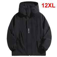 Plus Size Windbreaker Men Jacket Black Coats Outdoor Outerwear Casual Streetwear for sale  Shipping to South Africa