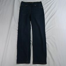 Nygard Slims Slim Straight Small Short Pull On Luxe Dark Womens Jeans for sale  Shipping to South Africa
