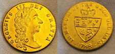 Usado, Moneda Inglesa 1788 Rey Jorge III De Colección Antigua Molida Oro Real Brillo Antigua segunda mano  Embacar hacia Argentina