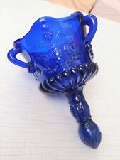  Lamp for icon, Antique Ukrainian Orthodox Lampada. Beautiful Blue Glass.  tweedehands  verschepen naar Netherlands