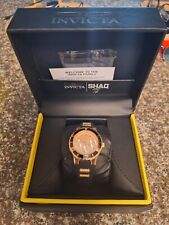 Relógio unissex Invicta Aviator - 38 mm, ouro rosa, preto (37318), usado comprar usado  Enviando para Brazil