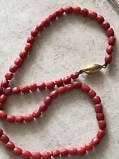 Antique coral necklace usato  Torino