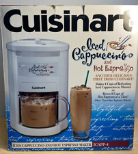 Cappuccino gelado e máquina de café expresso quente Cuisinart #ICAPP-4, usado comprar usado  Enviando para Brazil