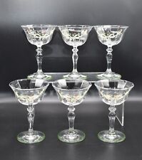 Set of 6 Vintage Eternal Beau Cocktail Champagne Glasses. for sale  Shipping to South Africa